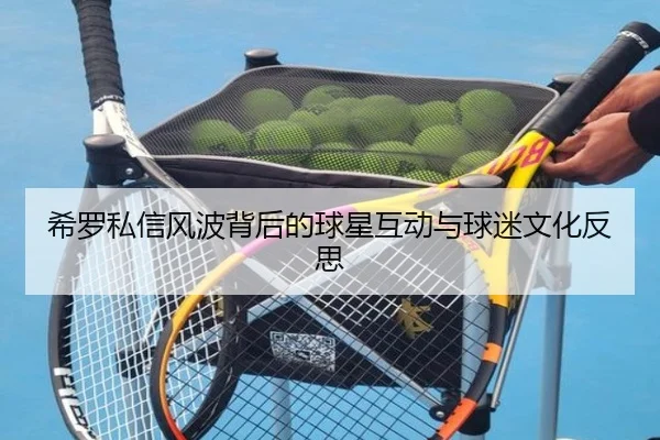 希罗私信风波背后的球星互动与球迷文化反思